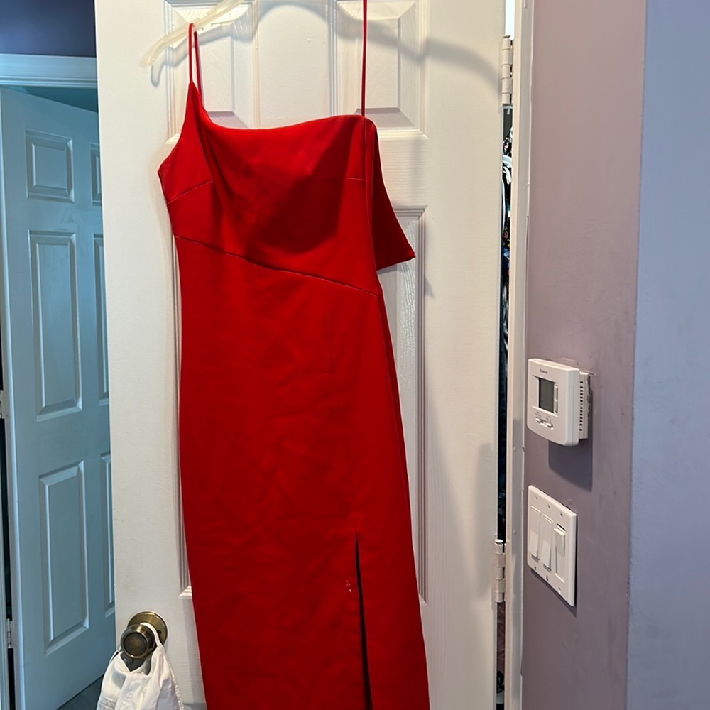 Size 4 Red Likely MIDI Dress